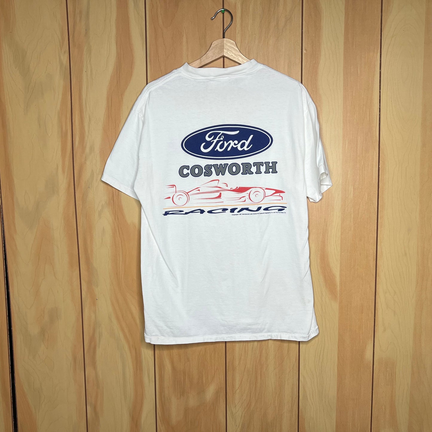 90s Ford Racing Cosworth Formula One F1 Car Shirt Size Large