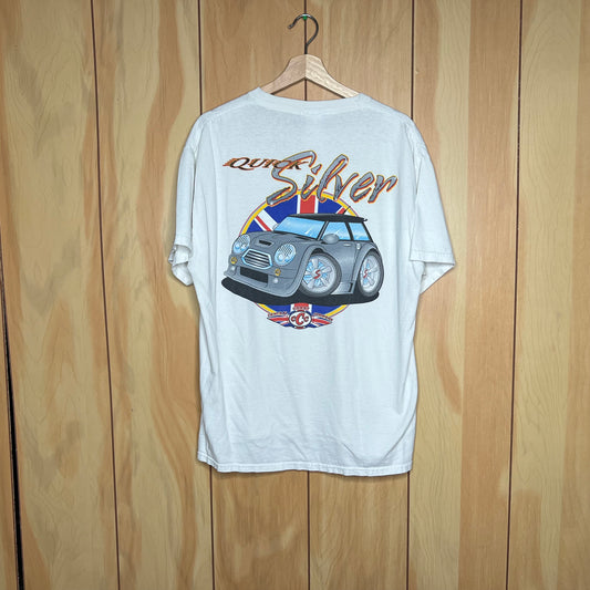 00s Mini Cooper Cartoony Quick Silver Shirt Size Large