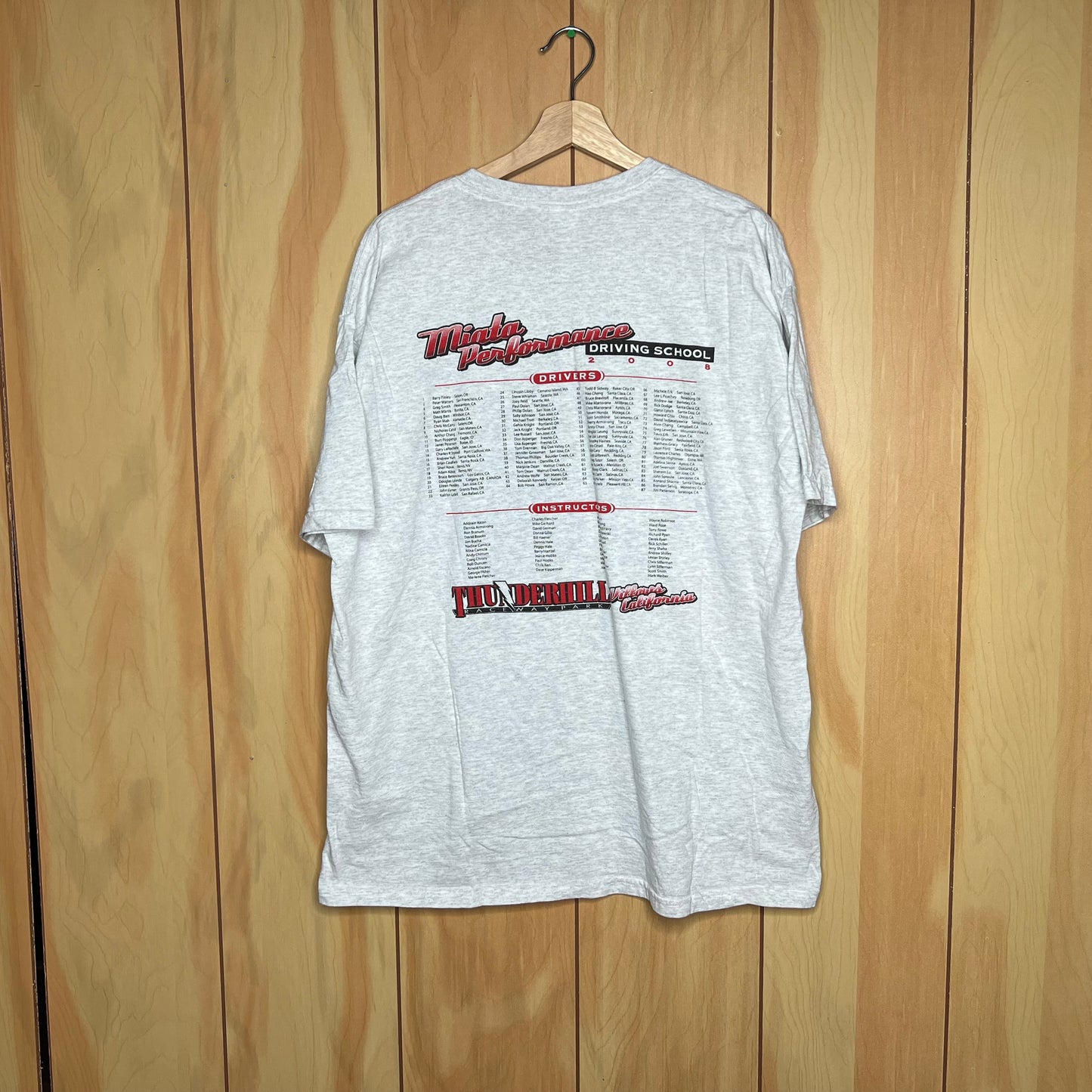 00s Mazda Miata Performance School Shirt Size XL