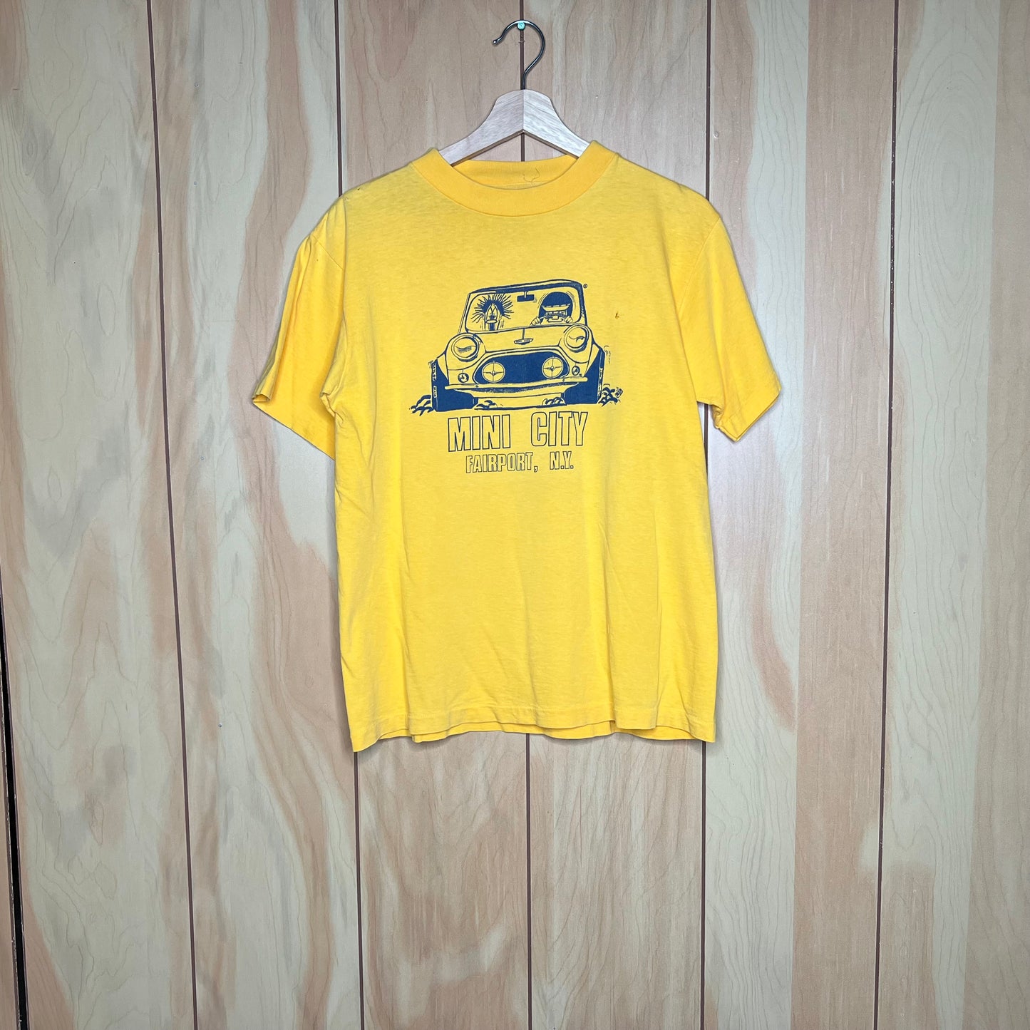 80s Austin Cooper S N.Y. Thin Shirt Size Medium
