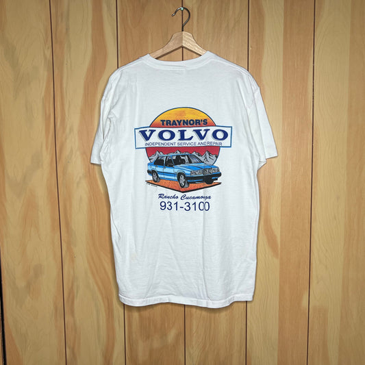 90s Volvo 740 Rancho Cucamonga Service Shop Shirt Size XL