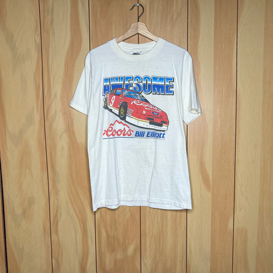 90s NASCAR Awesome Bill Elliot Coora Racing Shirt Size Large
