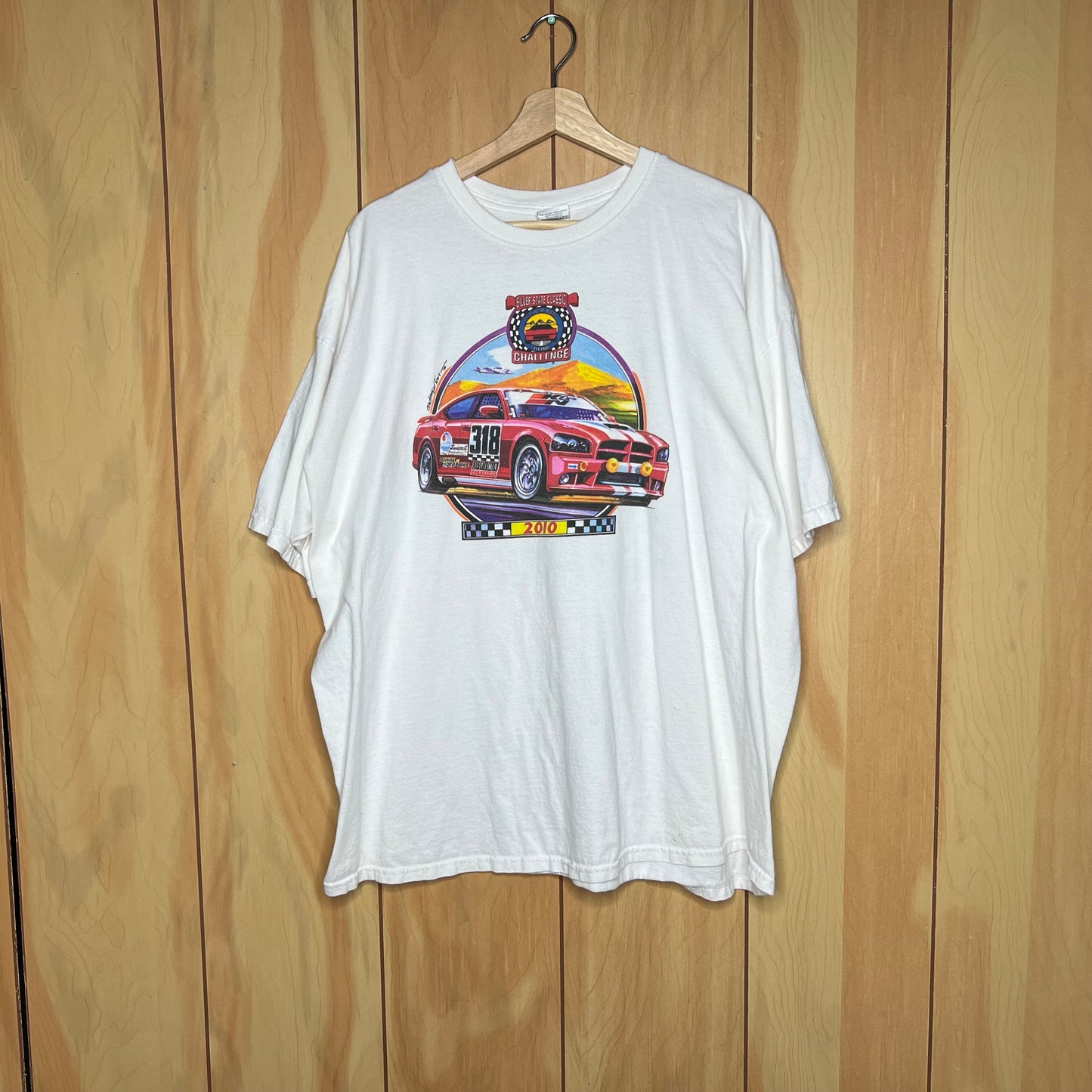 2010 Dodge Charger Silver State Classic Racing Shirt Size XXL