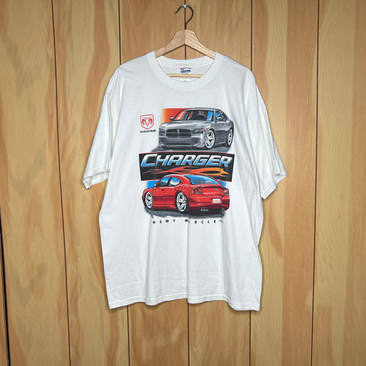 00s Dodge Charger HEMI Muscle Promo Shirt Size XL
