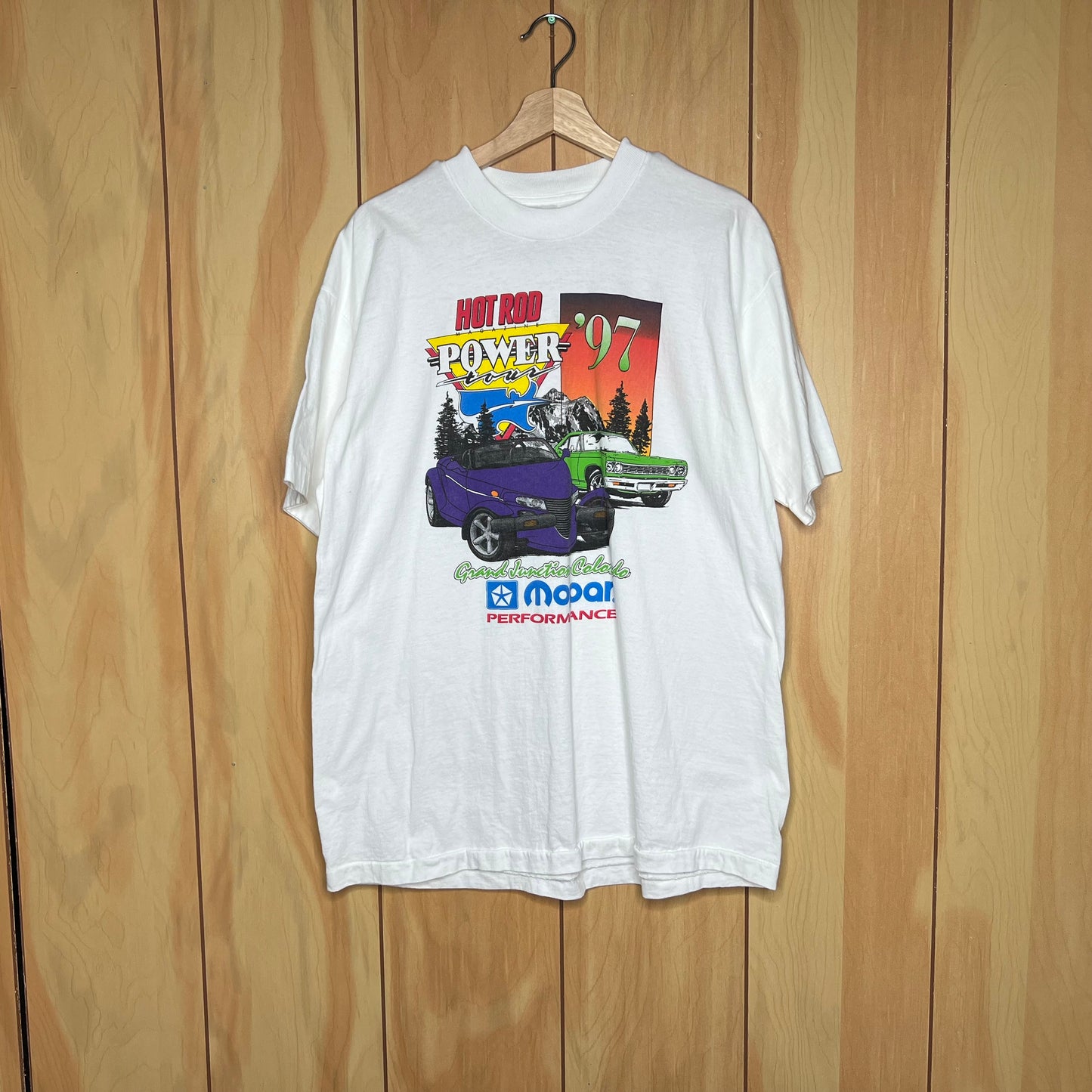 90s MOPAR Hot Rod Power Tour Prowler Car Shirt Size XL
