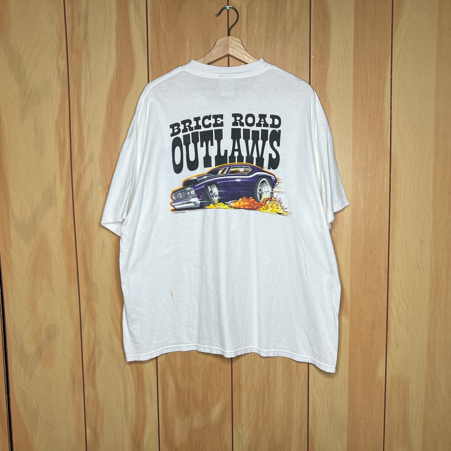 90s MOPAR Muscle Brice Road Outlaws Car Shirt Size XXL