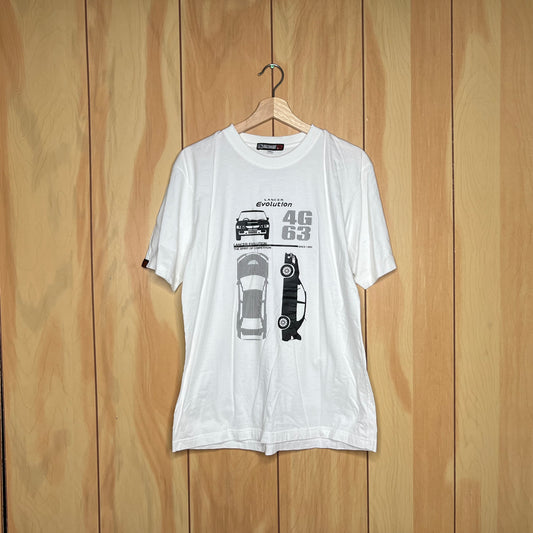 90s Mitsubishi Lancer Evo 8 Ralliart 4G63 Car Shirt Size XL