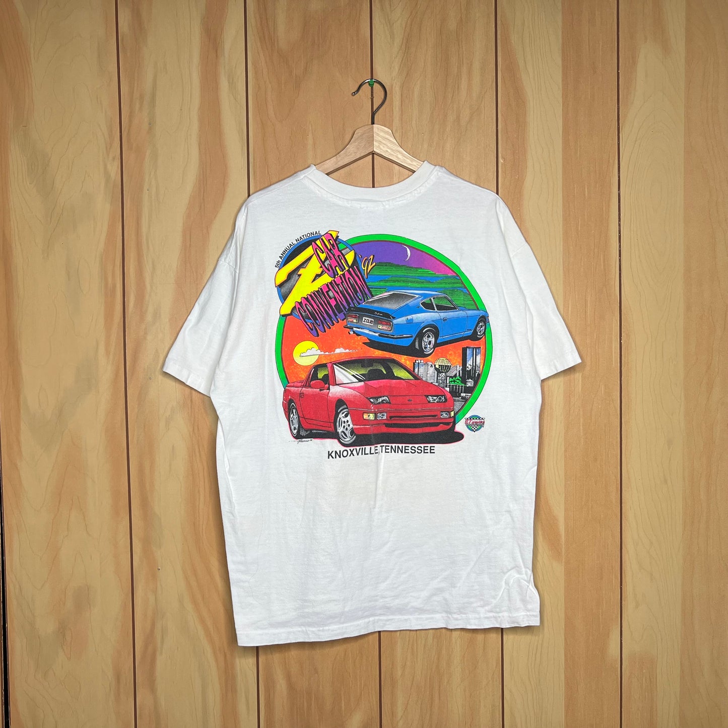 90s Z Car Convention Nissan 300ZX Datsun 240Z Car Show Shirt Size XL