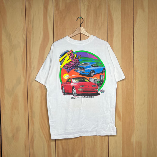 90s Z Car Convention Nissan 300ZX Datsun 240Z Car Show Shirt Size XL