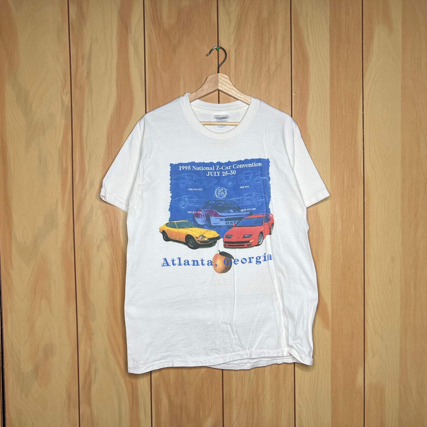 90s National Z Car Convention Datsun 240z Nissan 300ZX Car Show Shirt Size Large