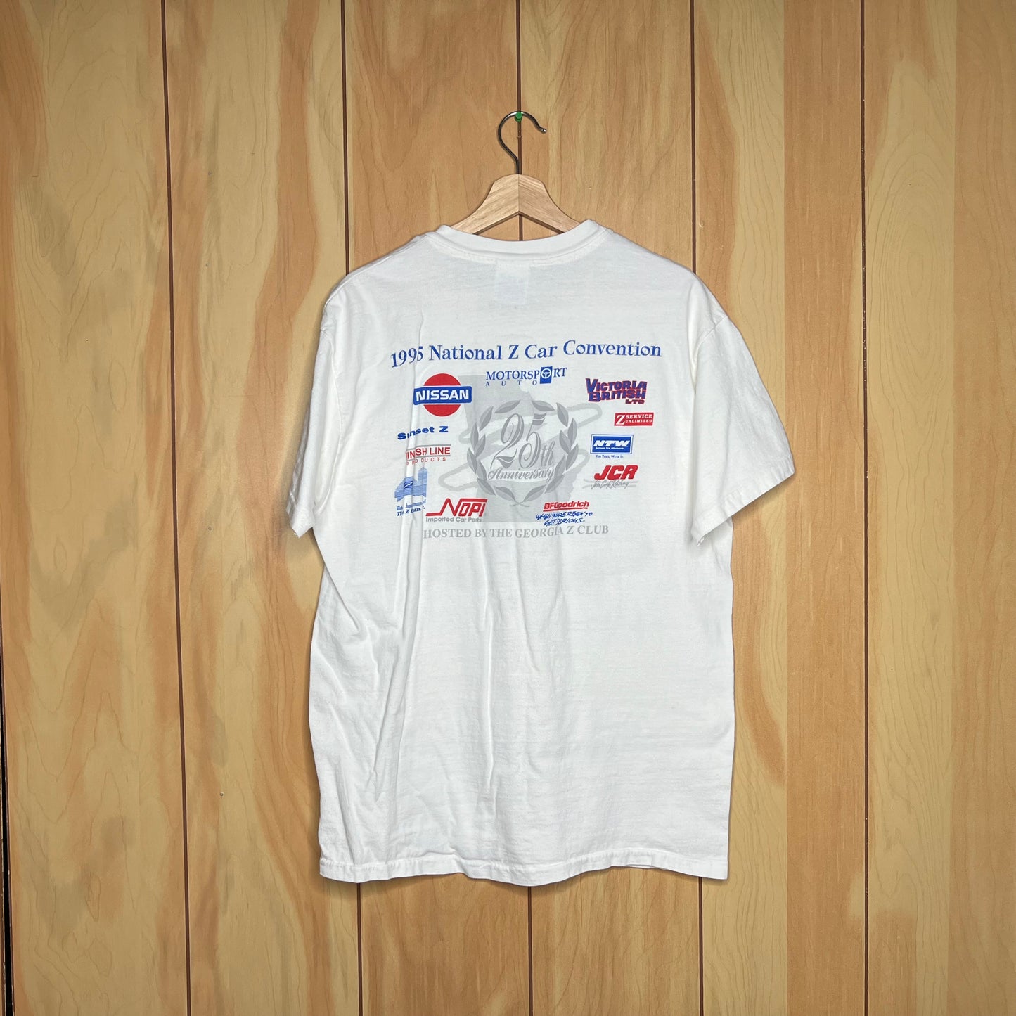90s National Z Car Convention Datsun 240z Nissan 300ZX Car Show Shirt Size Large