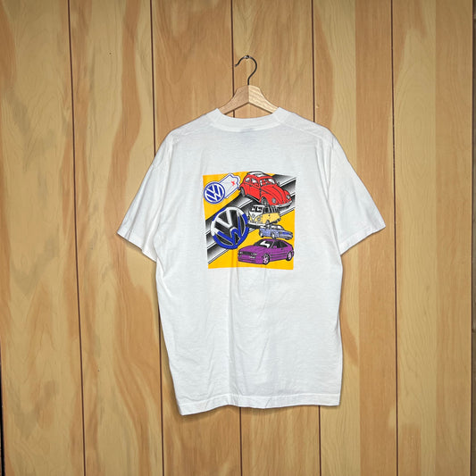 90s Volkswagen Midwest Association Corrado Bus Golf GTI Car Show Shirt Size XL