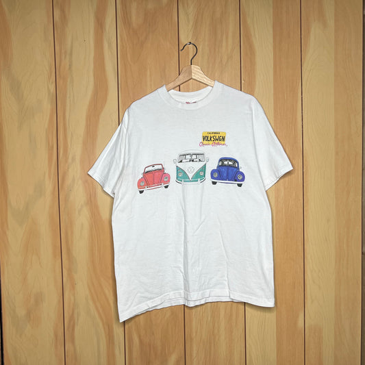 90s Volkswagen Beetle Bus California Car Shirt Size XL