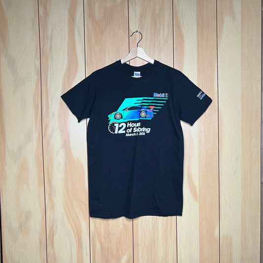 2015 Porsche GT Cup Falken 12 Hours Of Sebring Mobil 1 Race Car Shirt Size Medium