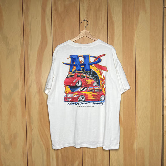 00s Y2K Chysler PT Cruiser Slammed APC American Products Company Car Shirt Size XL