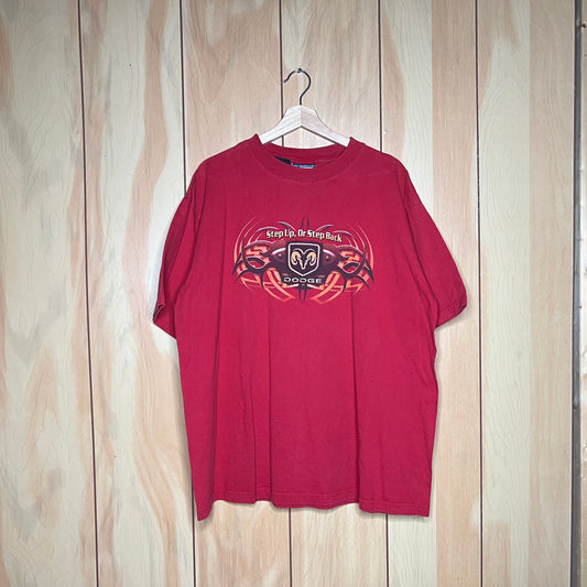 00s Dodge Ram Step Up Or Step Back Promo Truck Shirt Size XXL