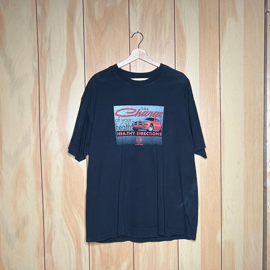 00s Dodge Charger Take Charge of your Health Promo Shirt Size XL