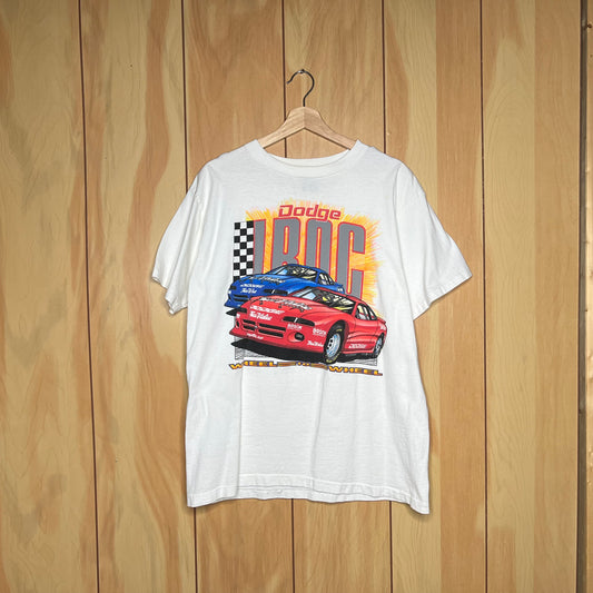 90s Dodge IROC Wheel to Wheel Racing Car Shirt Size Large