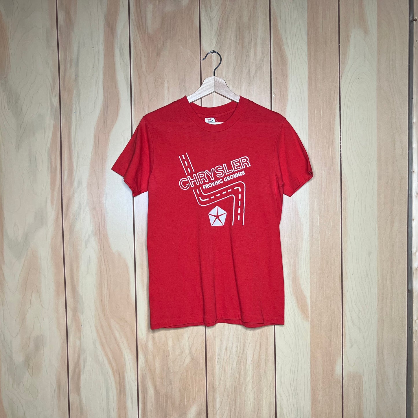 80s Chrysler Proving Grounds Employee Shirt Size Medium