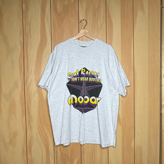 90s MOPAR Chrysler Dodge “Real Racers Don’t Wear Bowties” Car Shirt Size XXL