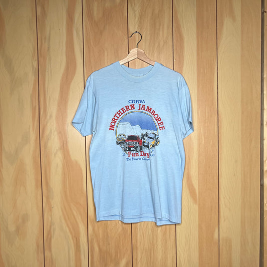 80s Jeep Off Road Jamboree SUV Shirt Size Large