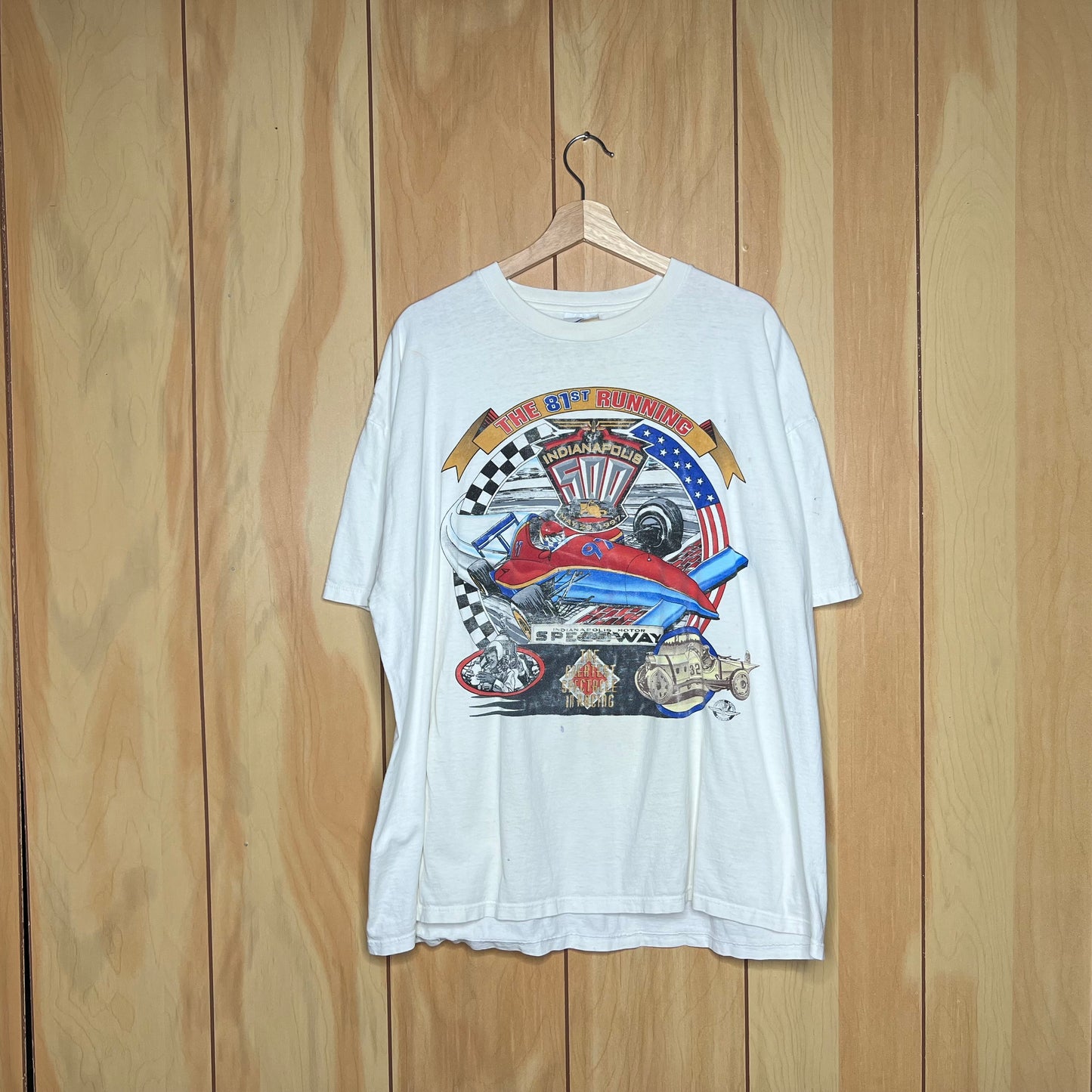 1997 Indianapolis 500 Race Indy Car Racing Car Shirt Size XXL