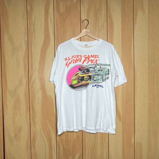 80s GI Joes Camel GT Grand Prix Toyota Artsy Racing Shirt Size XL