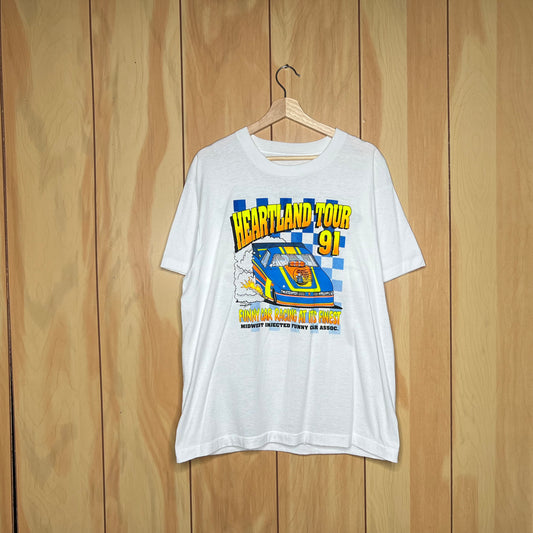 90s Midwest Funny Car Drag Racing Champion Shirt Size Large