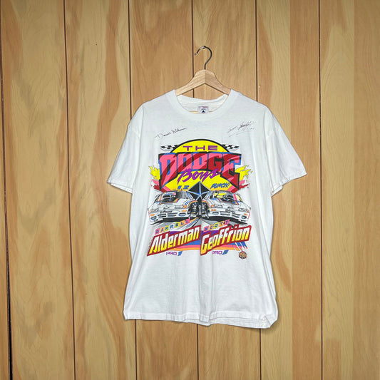 90s The Dodge Boys Twin Funny Car Drag Racing Shirt Size Large