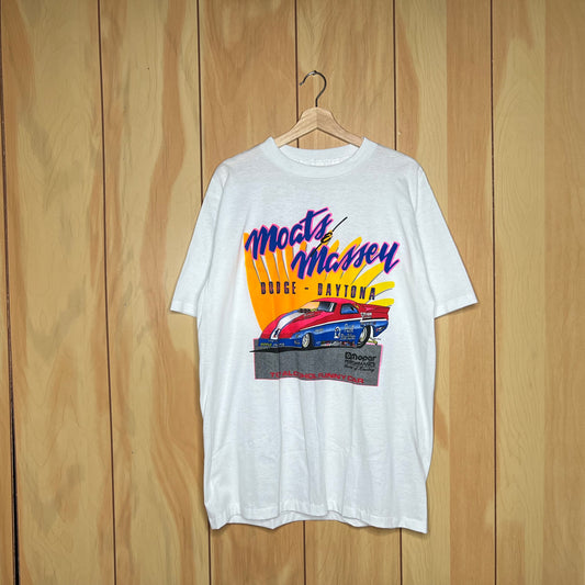 90s Dodge Daytona Funny Car MOPAR Performance Drag Racing Shirt Size XL