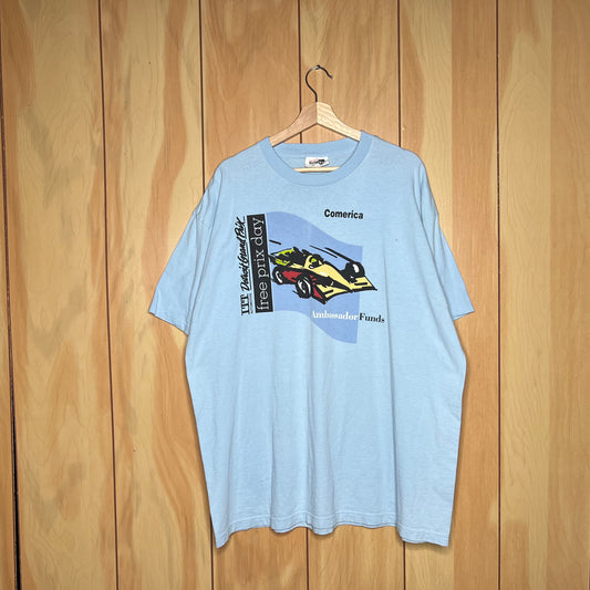 90s Detroit Grand Prix Association Free Prix Day Shirt Size XXL