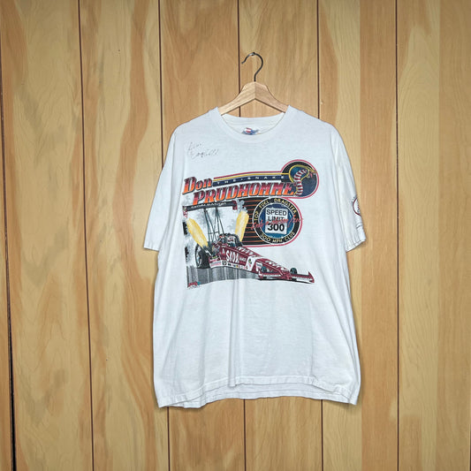 90s Don Prudhomme The Snake Top Fuel Dragster Drag Racing Shirt Size XL