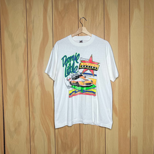 90s Donnie Little Chevy Camaro Z28 Long Star Racing Pro Stock Drag Racing Shirt Size Large