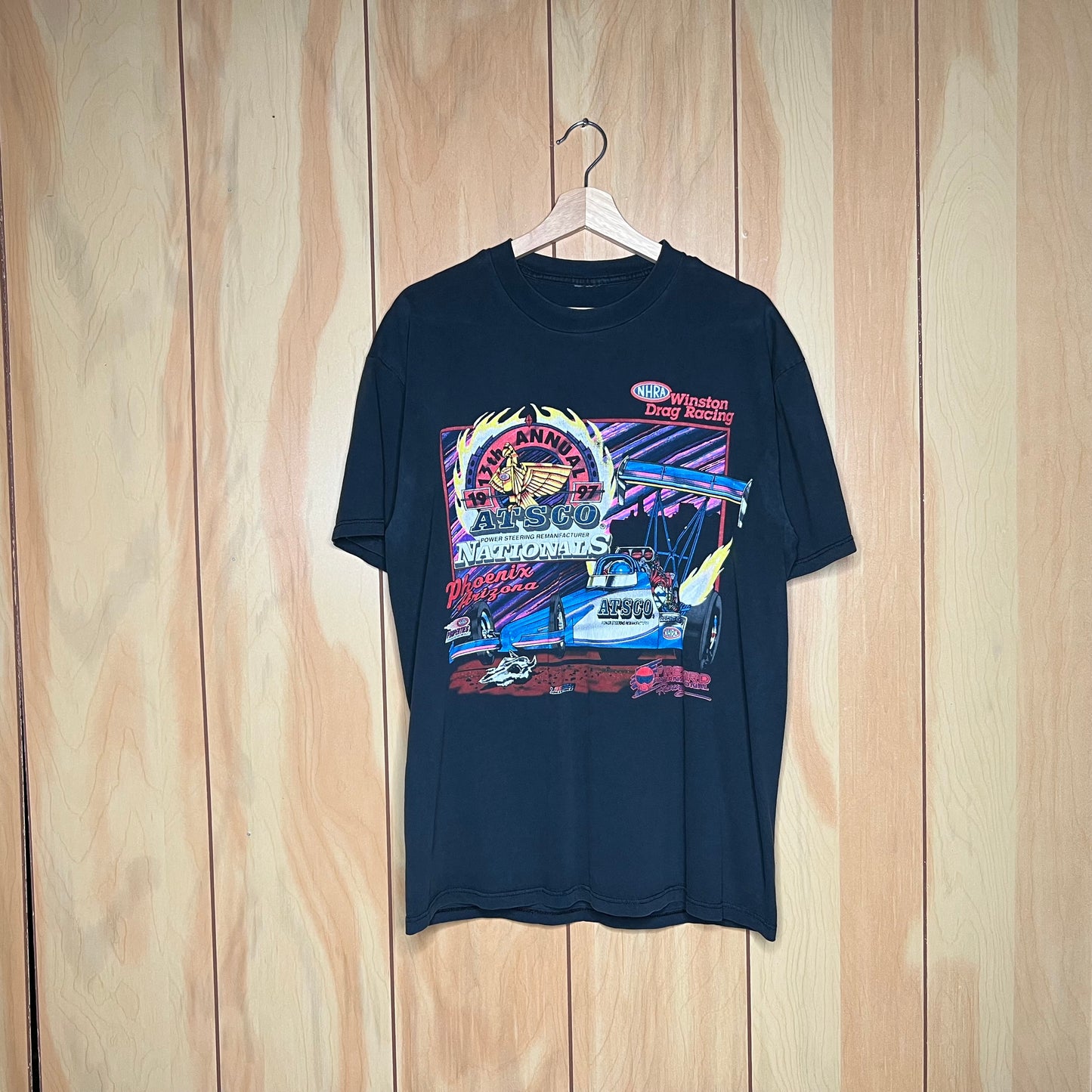 1997 Phoenix NHRA Winston Drag Racing Dragster Shirt Size Large