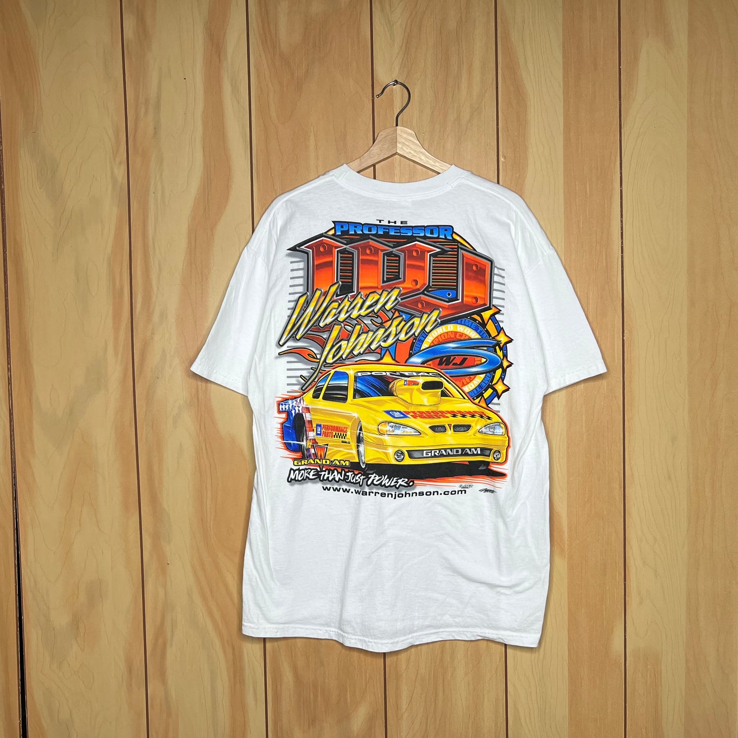 00s Pontiac Grand AM Pro Stock Drag Racing Shirt Size Large