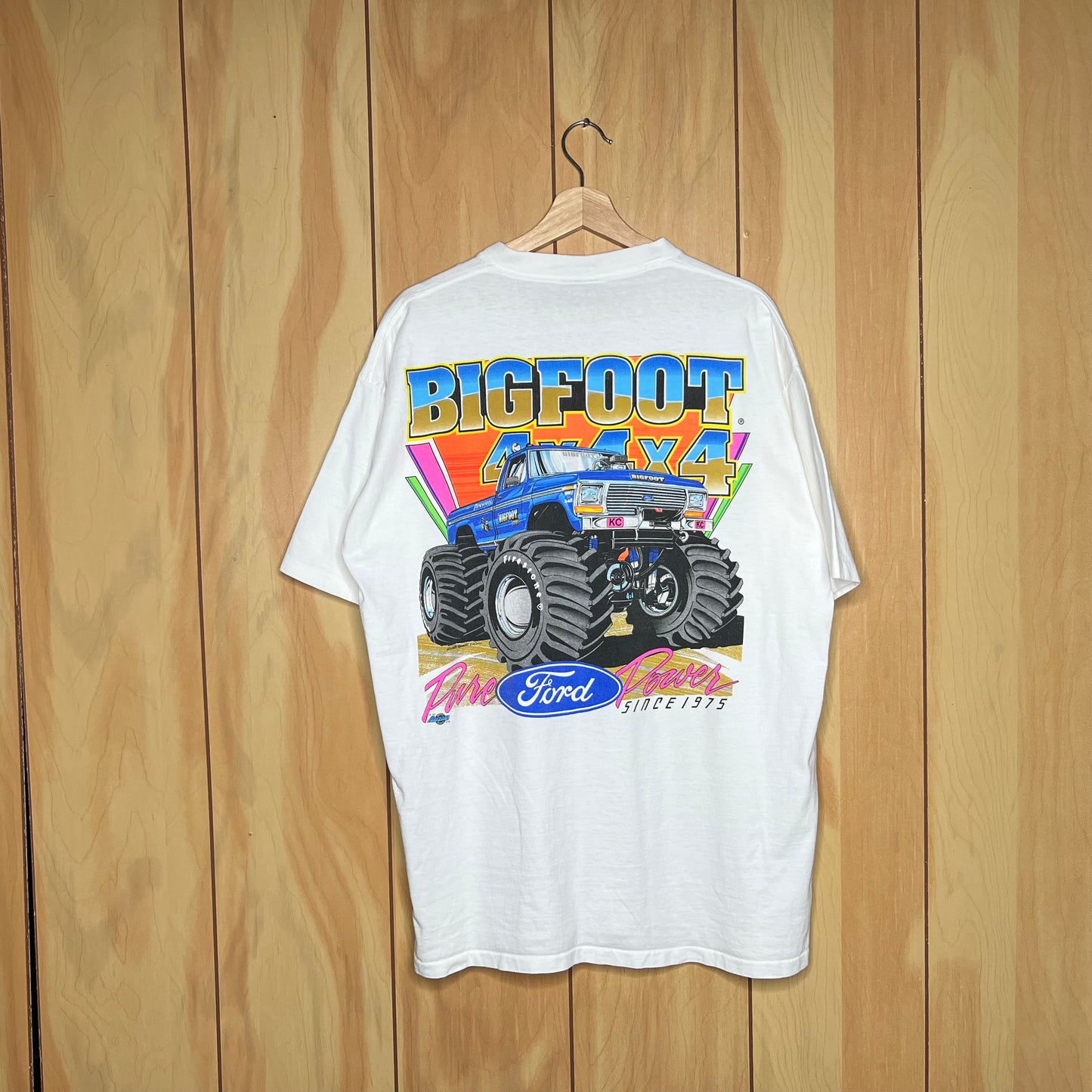 1990 Ford BigFoot Monster Truck 25 Year Anniversary Shirt Size XL