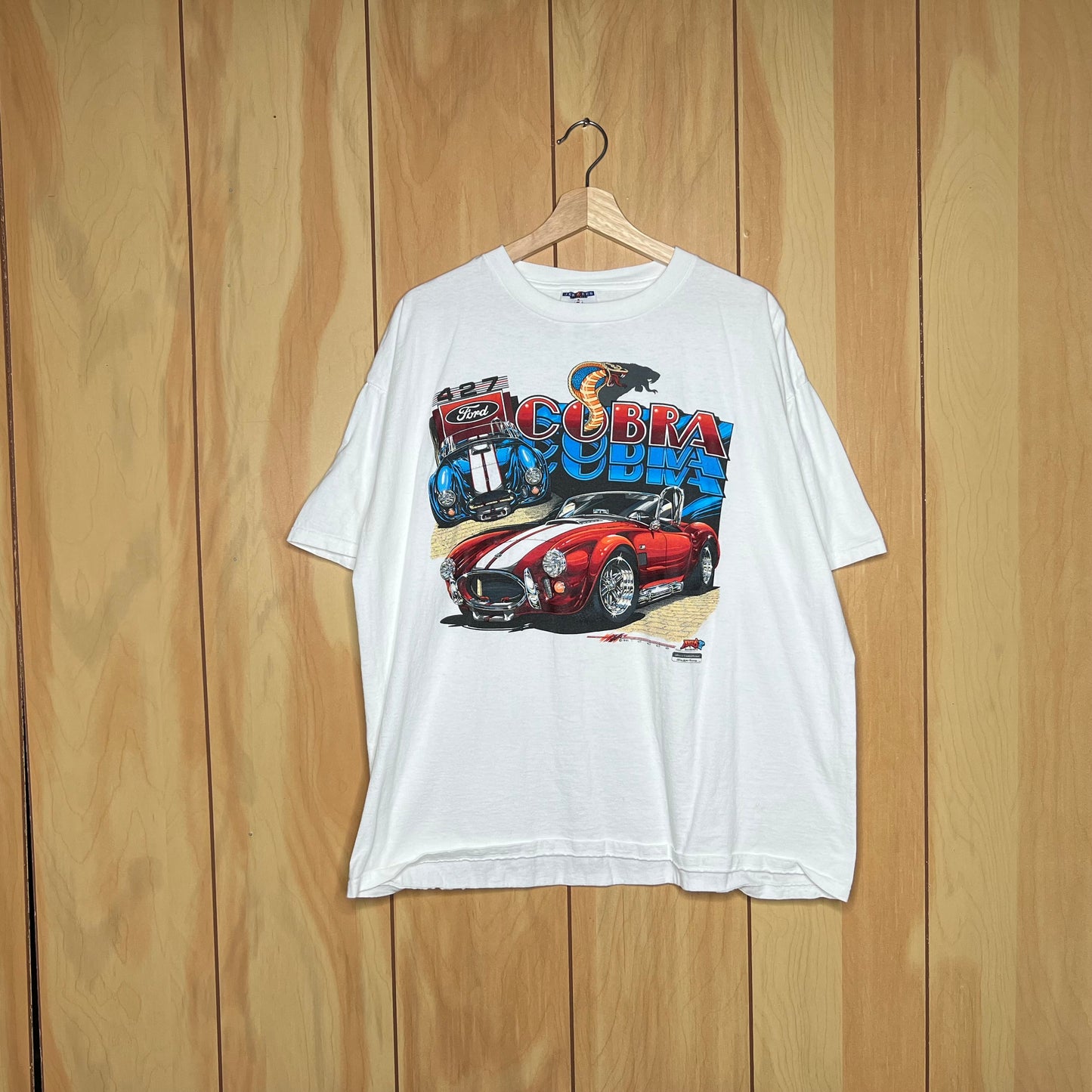 90s Shelby Cobra Ford 427 Car Shirt Size XL