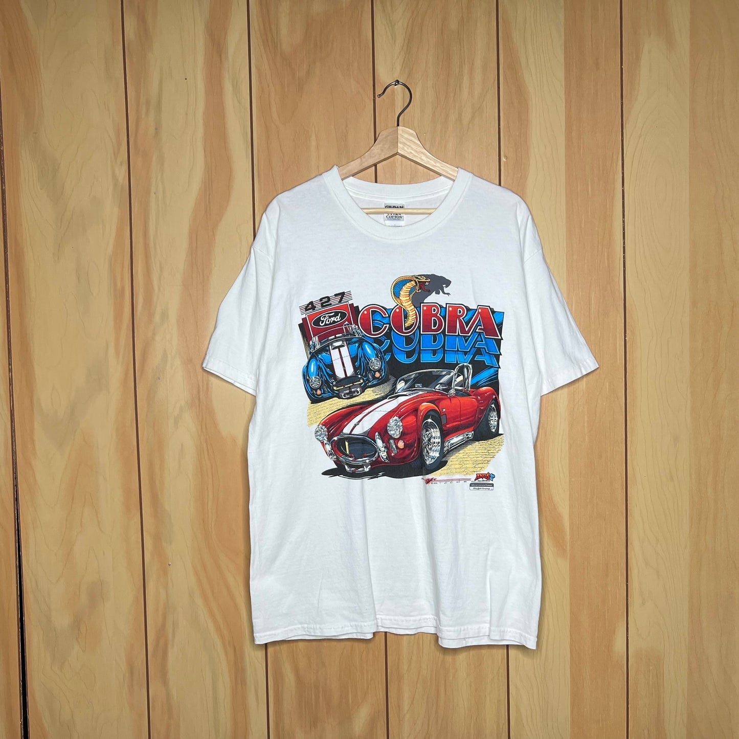 90s Shelby Cobra Ford 427 Car Shirt Size L
