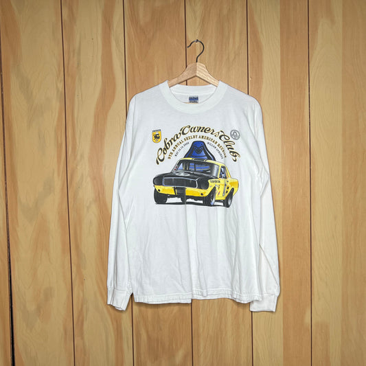 00s Ford Mustang Shelby GT350 Cobra Owners Club Car Long Sleeve Shirt Size Large