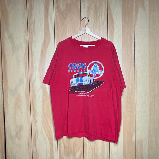 1996 Shelby American Club Mustang GT350 Car Shirt Size XXL