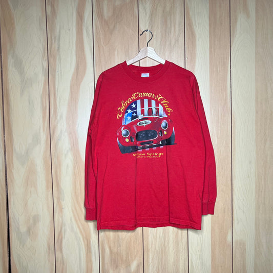 00s Cobra Owners Club Shelby Cobra USA Car Long Sleeve Shirt Size Large