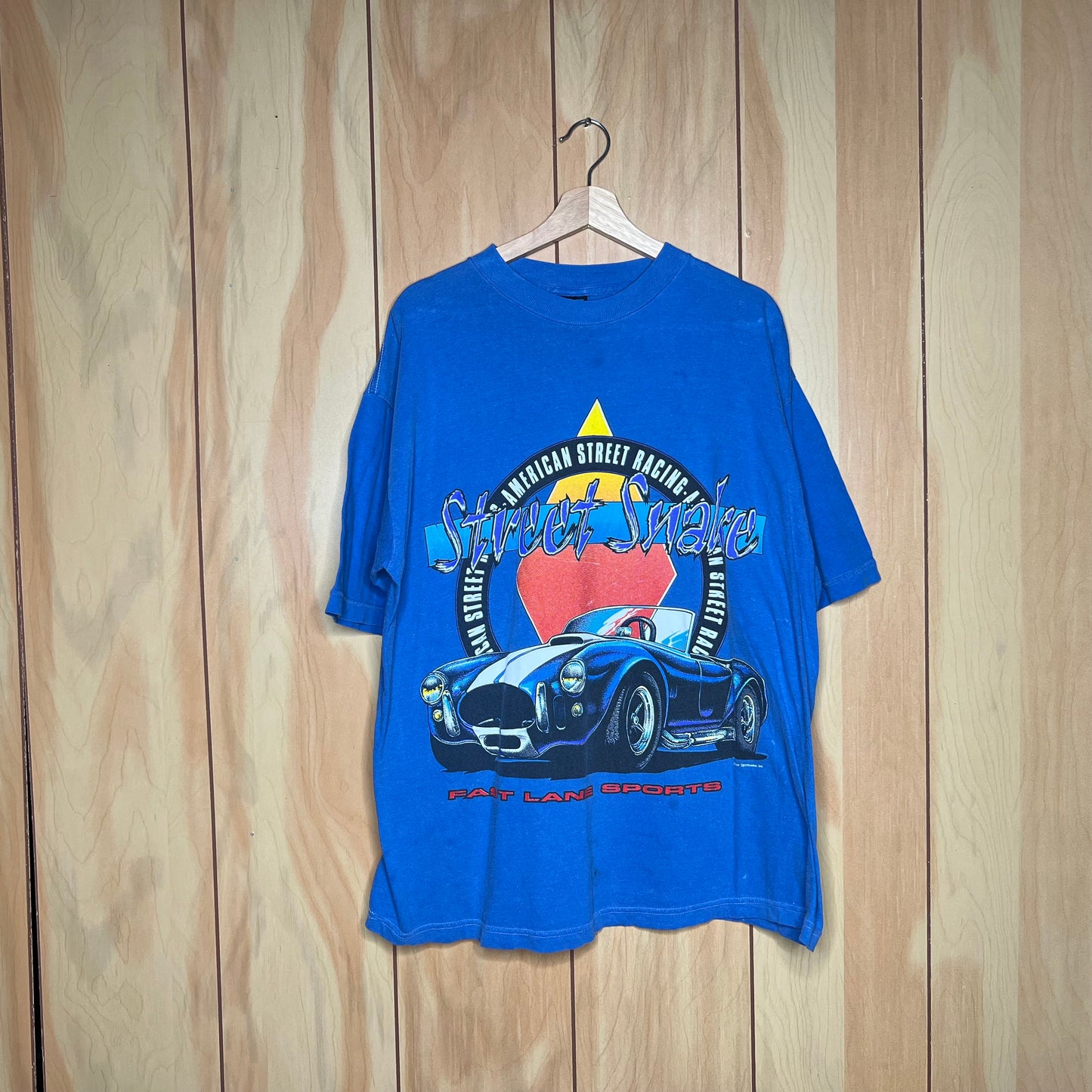 90s Shelby Cobra Street Snake Car Shirt Size XL
