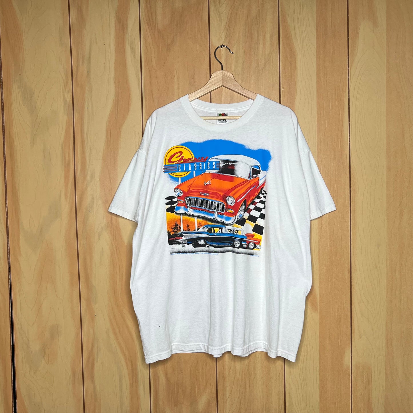 00s Chevy Bel Air Classics Car Shirt Size XXL