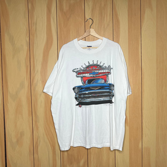 90s Classic Chevrolet Chevy Bel Air Car Shirt Size XXL