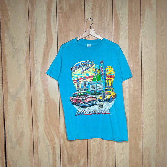 90s Chevy Vintage Metal Machines Old Car Shirt Size Large