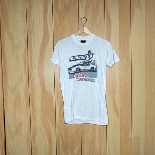 80s Moroso Outlaw Chevrolet Chevy Camaro Z28 Tuner Shirt Size Small