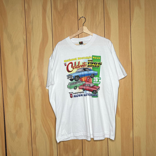 00s National Nostalgic Chevy Nova Nationals 35th Anniversary Car Show Shirt Size XL