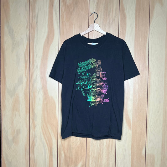 80s Chevy Nomad Nationals Heartbeat of America Car Show Shirt Size Large