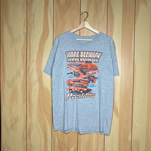 90s Pontiac GTO The Judge Drag Racing Car Shirt Size Large