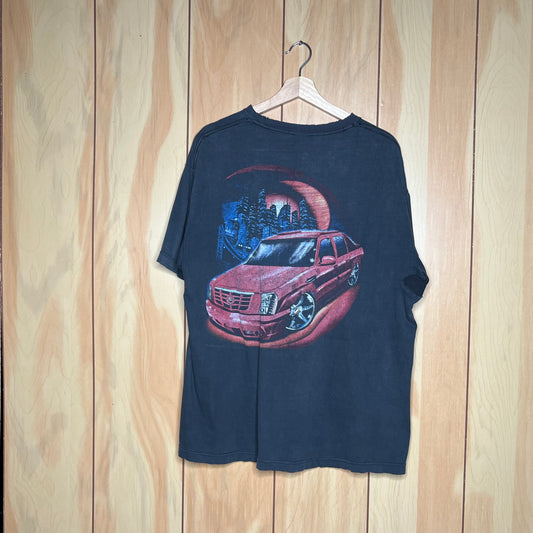 00s Y2K Cadillac Escalade EXT Faded Shirt Size XL